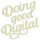 Doing Good Digital Logo cream