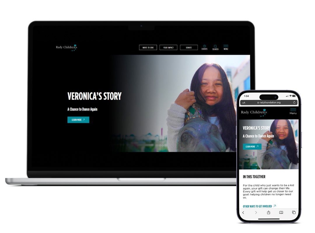 We recently worked with @RadyChildrens Hospital San Diego to update their foundation website. Our team created a custom WordPress site that focused on improving the user experience that was also easy for staff to maintain.
We also redesigned their donation form and TeamRaiser. Take a closer look at our latest case study via our link in bio!