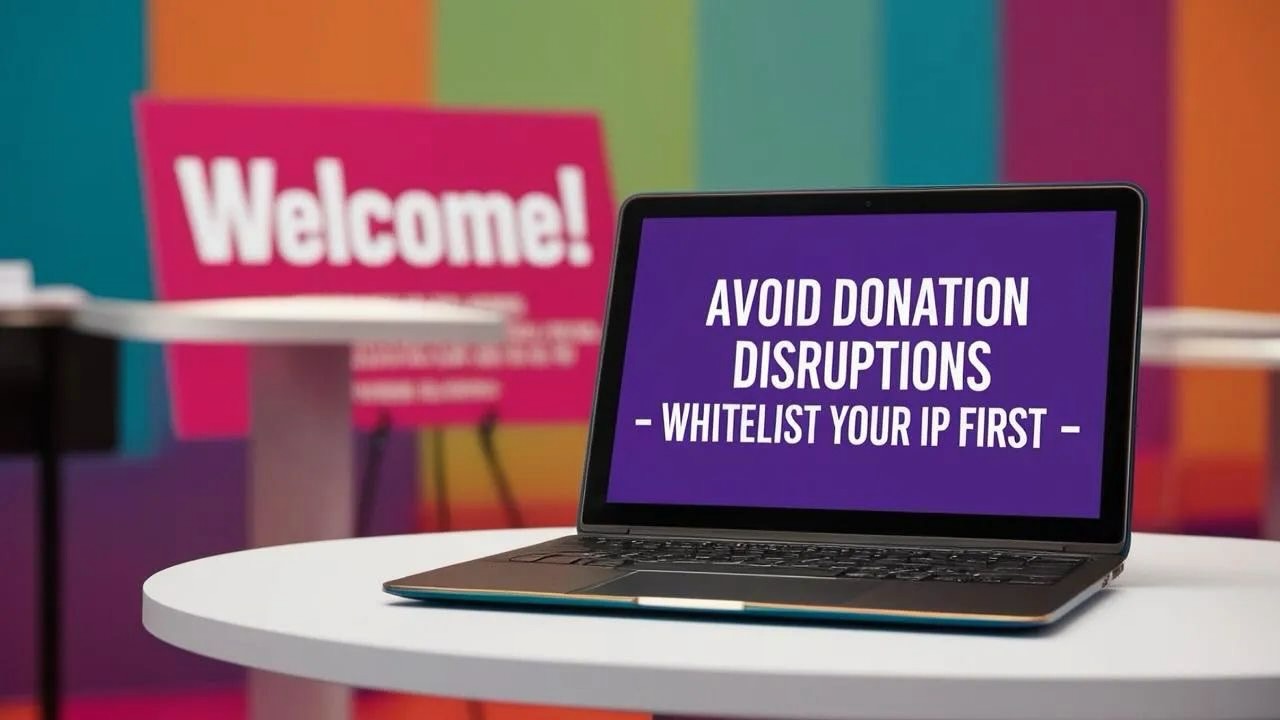 Is your nonprofit hosting an in-person event soon? Whether it’s a gala, walk, or just a day where a lot of people will be making donations from the same place - make sure your IP address is whitelisted.
Learn why and how in our latest blog post!