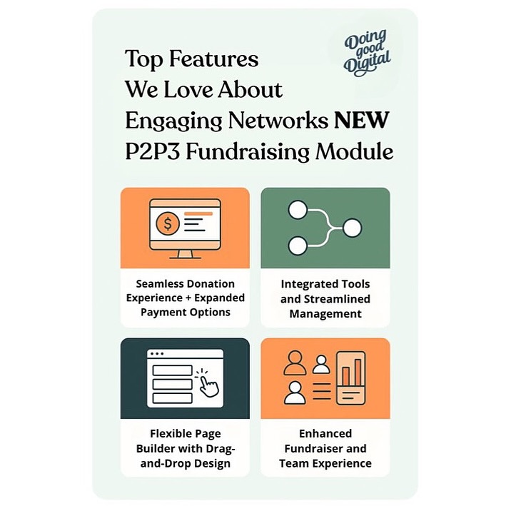 Here’s what we are loving about @EngagingNetworks NEW peer-to-peer fundraising tool. Read more on our blog!