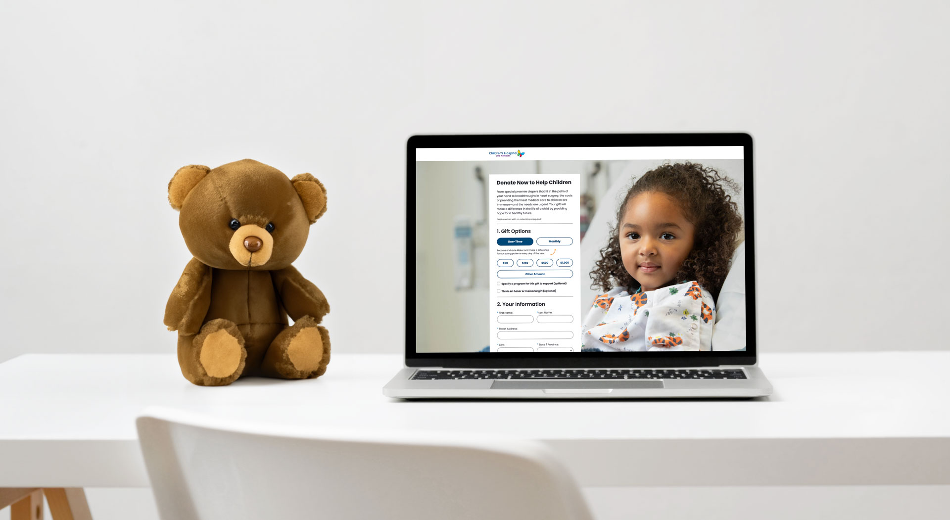 CHLA Donation Forms - Doing Good Digital