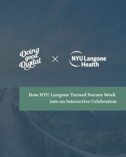 We helped NYU Langone Health create an engaging and interactive message board in honor of Nurses Week. Here’s what we did!
See the full project on our website under our work.