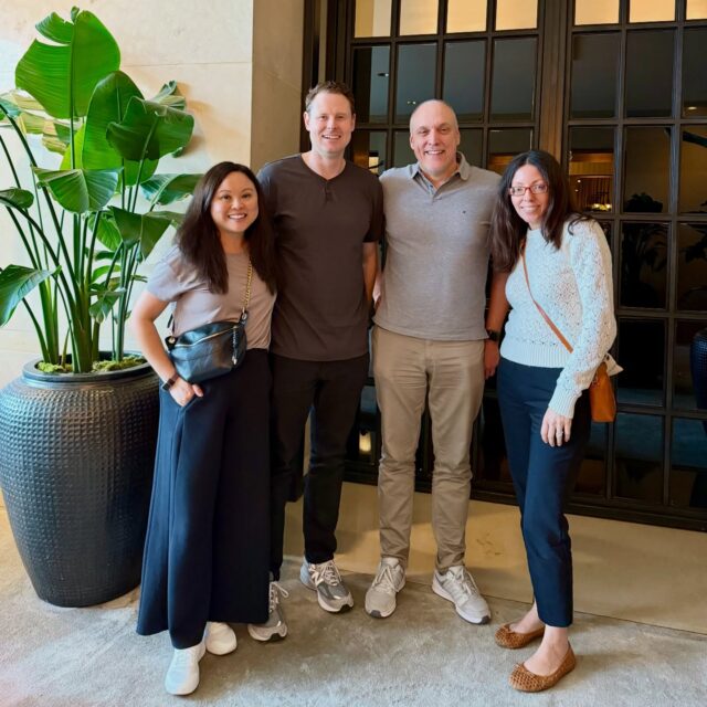 Such a delight to be kicking off the year in Miami and catching up with our friends Damian and Vanessa from @parkinsondotorg