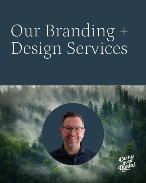 Announcing our full branding and design services at Doing Good Digital, led by Jeff Middleton - our new Creative Lead!

From brand systems and visual identities to websites, campaign forms, emails, reports, and interactive experiences - we help nonprofits show up clearly and consistently across every digital touchpoint.
 
Jeff blends strong visual storytelling with a deep understanding of tech, accessibility, and fundraising needs. 

That means design that doesn’t just look good, but actually works. 

In addition to his nonprofit work, Jeff has designed for brands like HGTV, Food Network, Kitchenaid, Whirlpool, San Pellegrino, and various print magazines. 

If your brand feels outdated, inconsistent, or not quite “you,” we can help you tighten it up, elevate it, and put design to work for your mission.