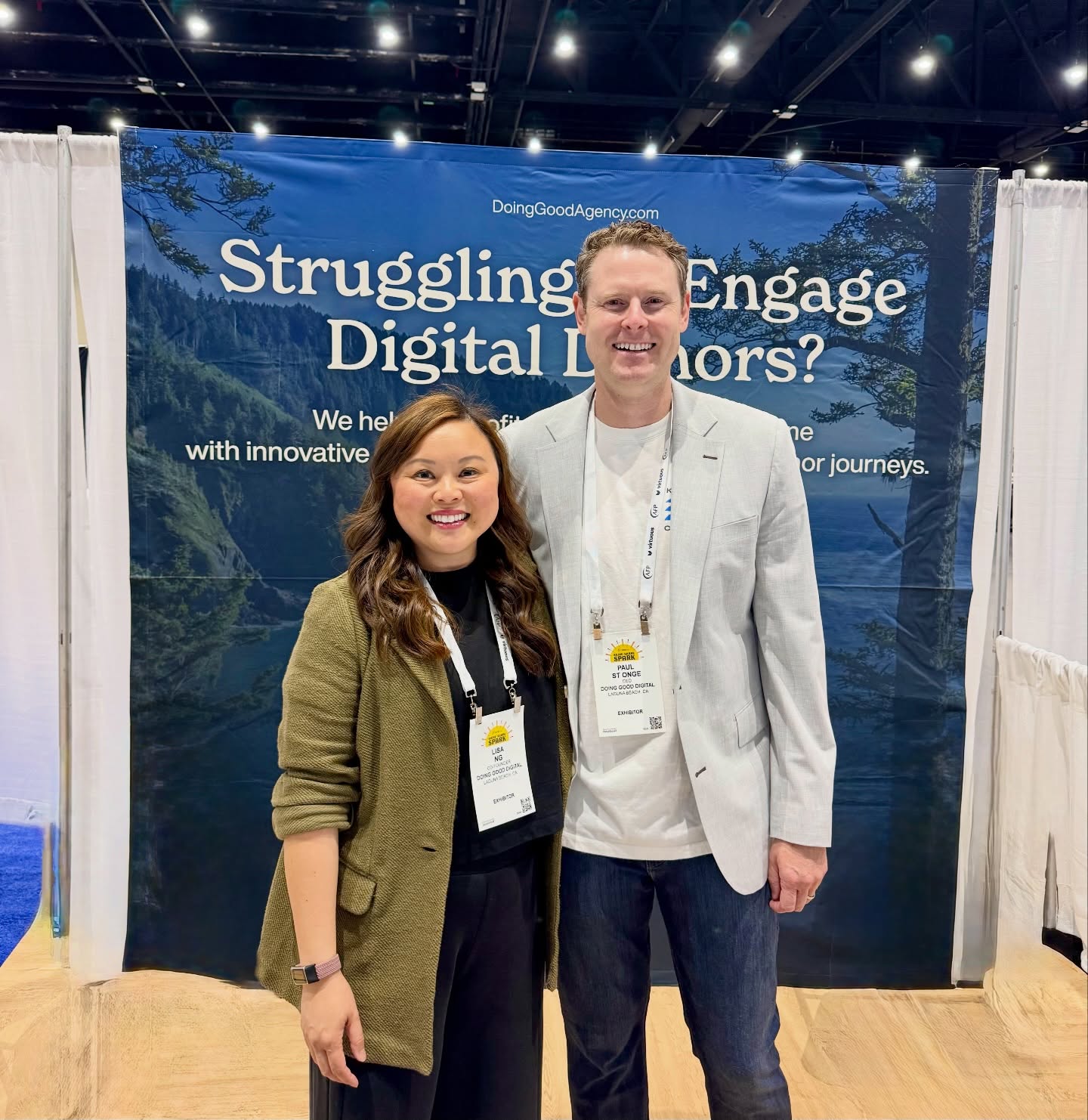 We’re at #AFPICON for the next few days! Come stop by our booth and say hello to our Co-Founders and CEO - Lisa and Paul 👋