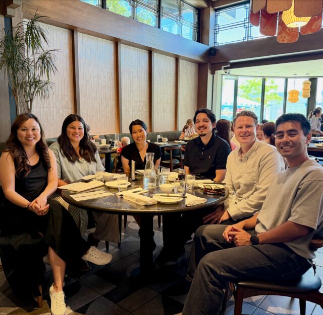 Our LA team catching up over dumplings earlier this month! Plus a visit from our VP for our quarterly executive meeting 🥟