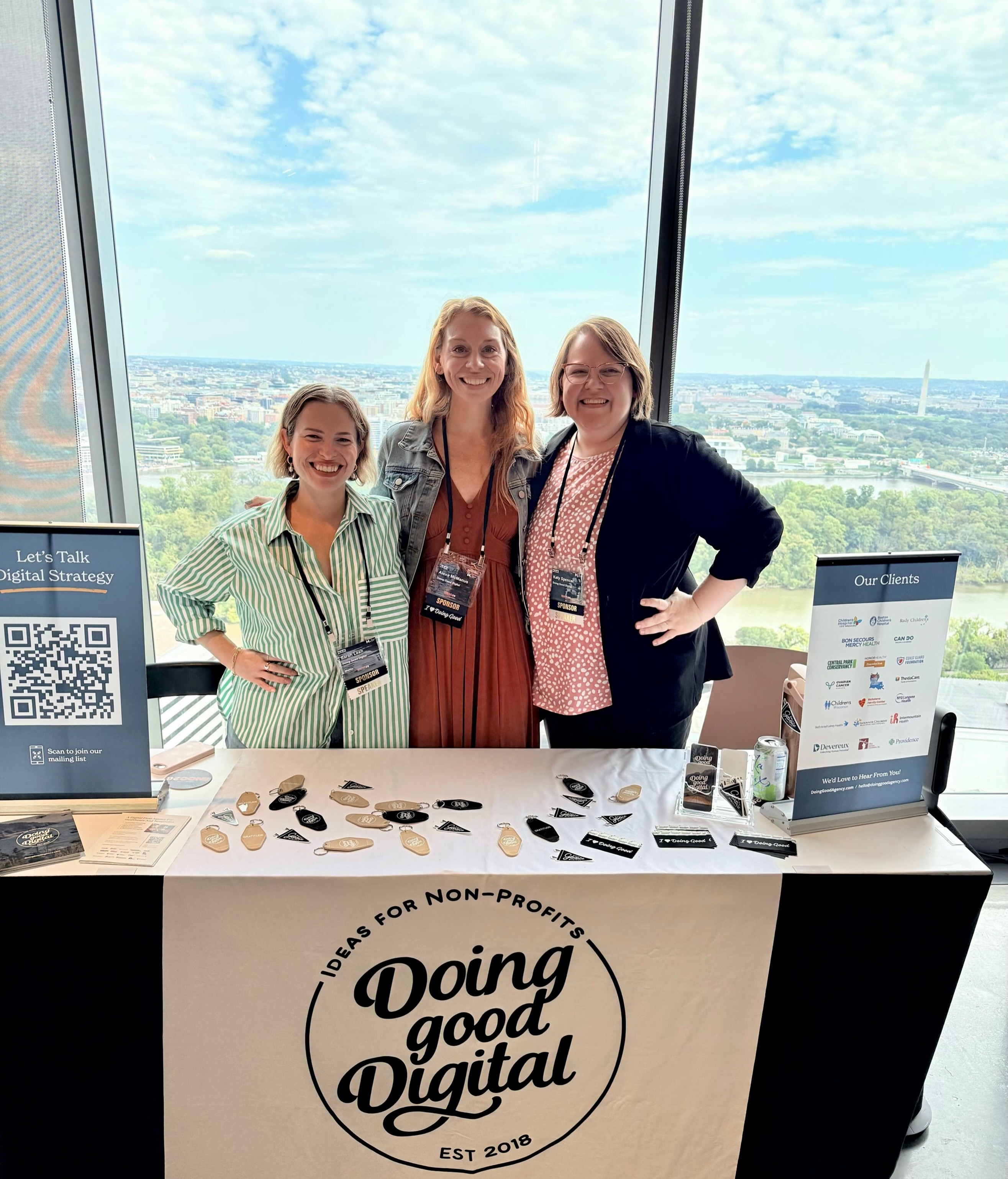 Come say hello to Katy Spencer, Sarah Lesh, and Alexa McManus at ENCC DC today!